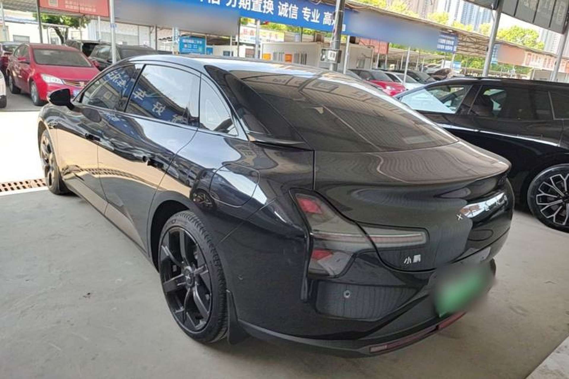 Used XPeng MONA M03 2024 620 with Ultra-Long Range Rear Left 45 Deg