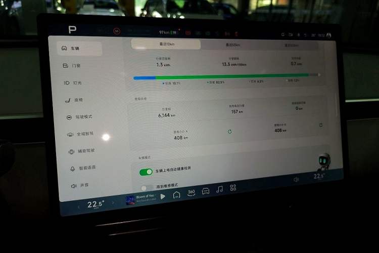 Used XPeng MONA M03 2024 620 with Ultra-Long Range Odometer Close Up