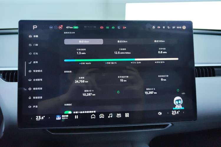 Used XPeng MONA M03 2024 620 with Ultra-Long Range Instrument Cluster