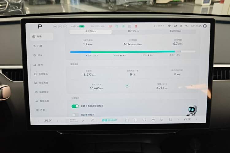 Used XPeng MONA M03 2025 600 with Ultra-Long Range Max Instrument Cluster