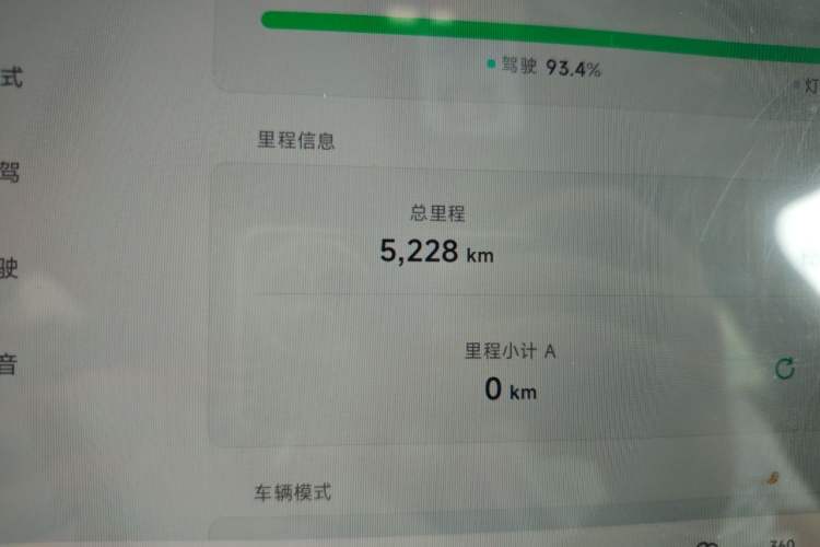 Used XPeng MONA M03 2025 515 Long-Range Plus Odometer Close Up