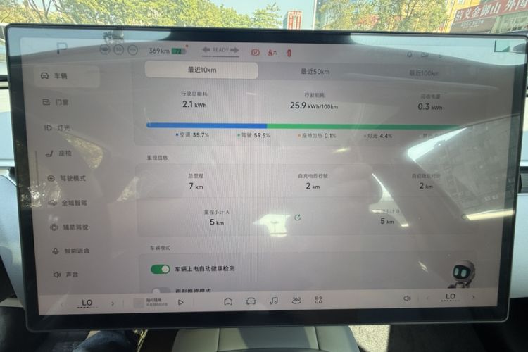 Used XPeng MONA M03 2025 515 Long-Range Plus Odometer Close Up