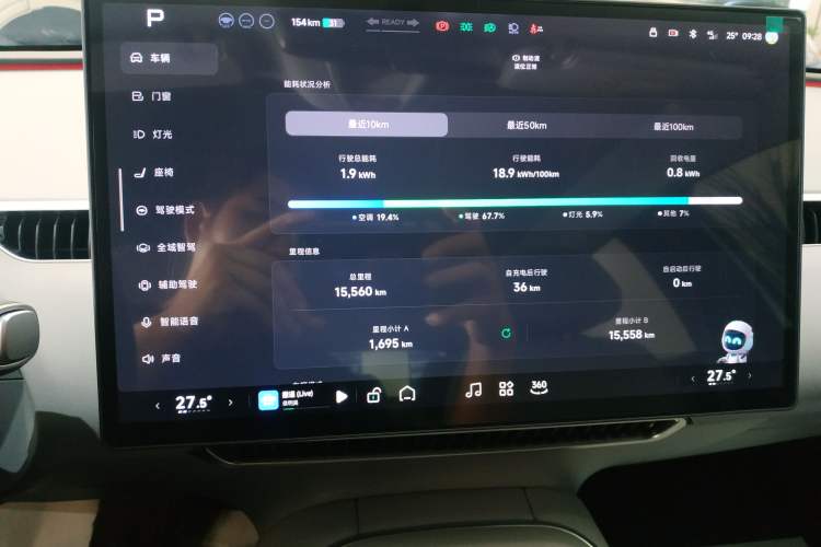 Used XPeng MONA M03 2025 600 with Ultra-Long Range Max Instrument Cluster