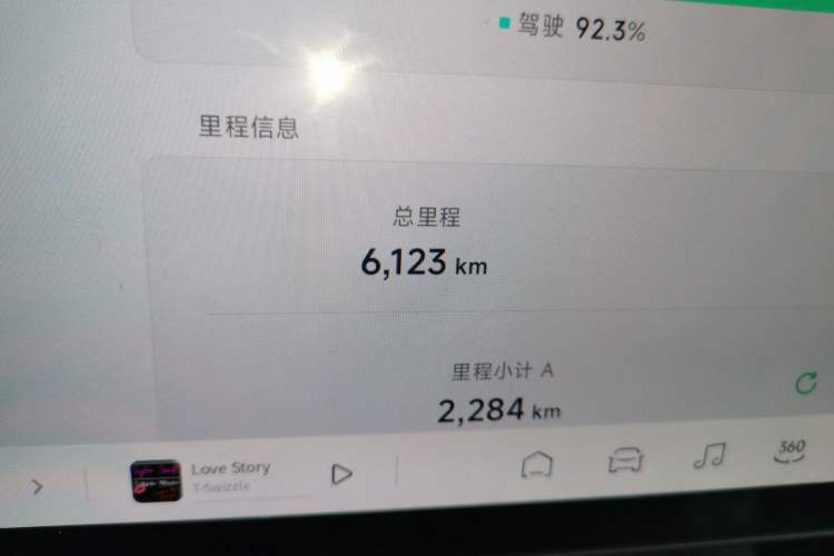 Used XPeng MONA M03 2025 620 Ultra-Long Range Plus Odometer Close Up
