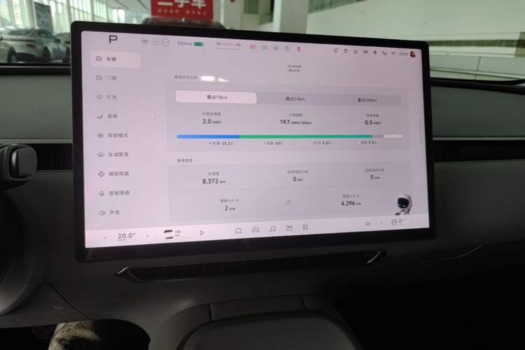 Used XPeng MONA M03 2025 620 Ultra-Long Range Plus Odometer Close Up
