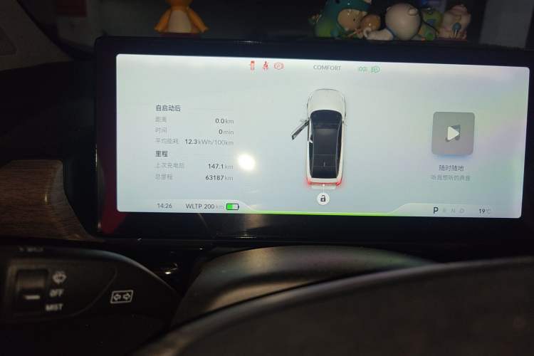 Used XPeng P5 2021 460G+ Odometer Close Up