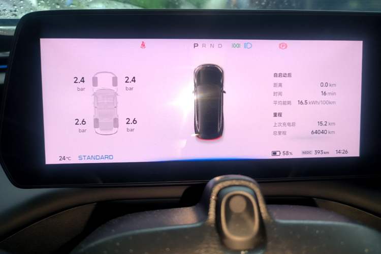 Used XPeng P7 2020 670E Instrument Cluster