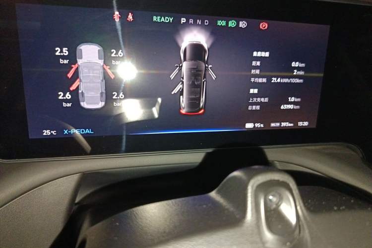 Used XPeng P7 2022 480E Instrument Cluster