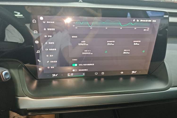 Used XPeng P7 2022 670N+ Audio And AC Panel