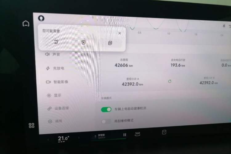 Used XPeng P7 2022 480G+ Odometer Close Up
