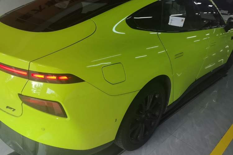 Used XPeng P7 2022 670E+ Pengyi Edition Rear Right 45 Deg
