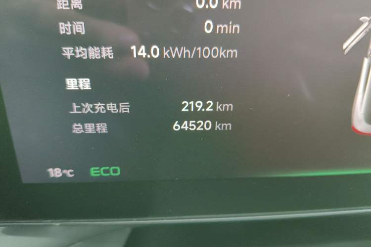 Used XPeng P7 2022 480G+ Odometer Close Up