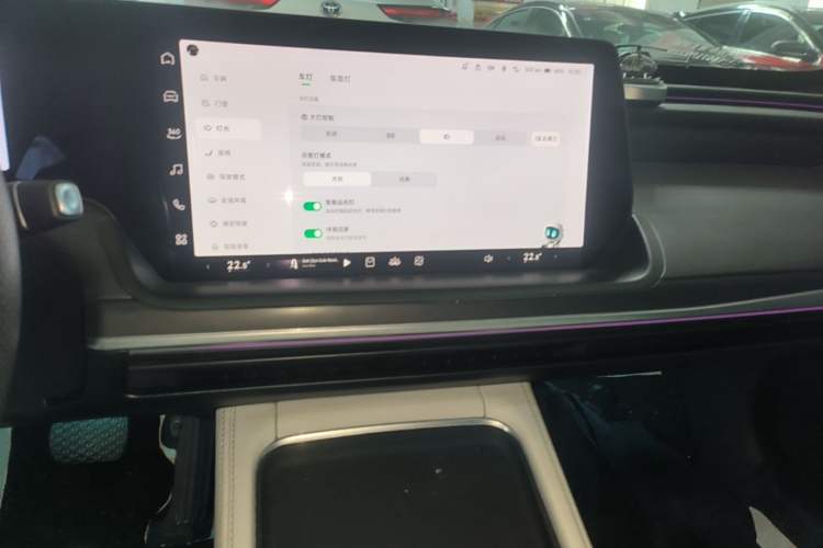 Used XPeng P7 2023 P7i 702 Pro Audio And AC Panel