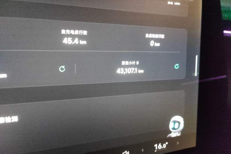 Used XPeng P7 2023 P7i 702 Max Odometer Close Up