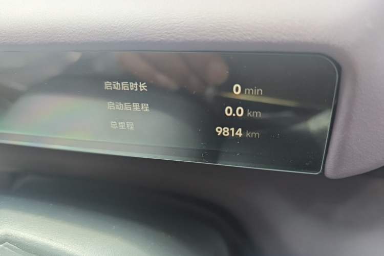 Used XPeng P7 2025 Model—702 Long Range Ultra Odometer Close Up
