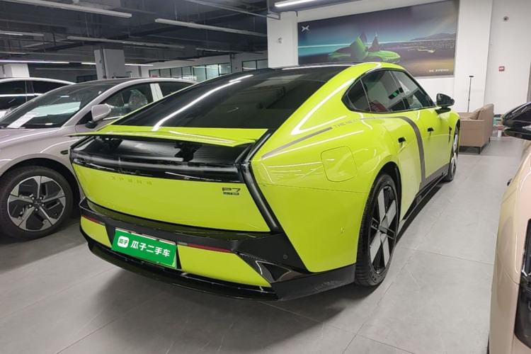 Used XPeng P7 2025 Model—750 All-Wheel-Drive High-Performance Ultra Rear Right 45 Deg