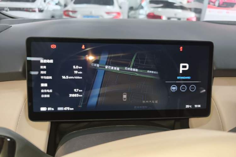 Used XPeng P7+ 2024 Long-Range Max Instrument Cluster