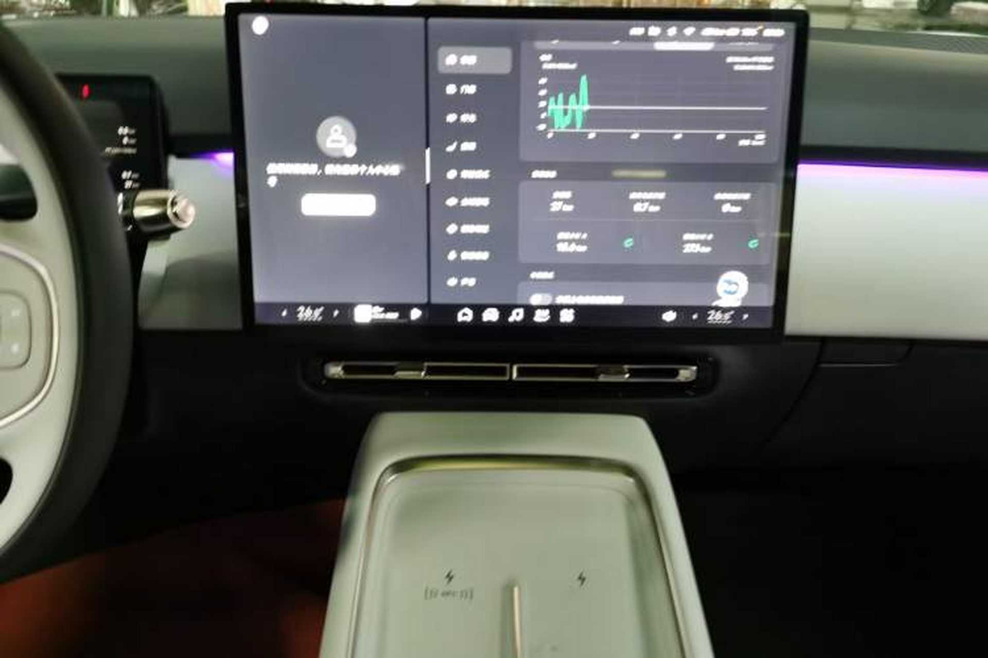 Used XPeng P7+ 2024 Long-Range Max Audio And AC Panel