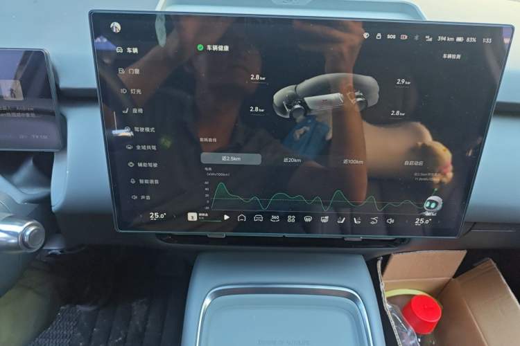 Used XPeng P7+ 2024 Long-Range Max Audio And AC Panel