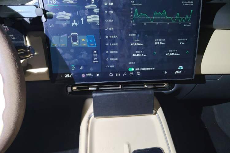 Used XPeng P7+ 2024 Ultra-Long Range Max Audio And AC Panel