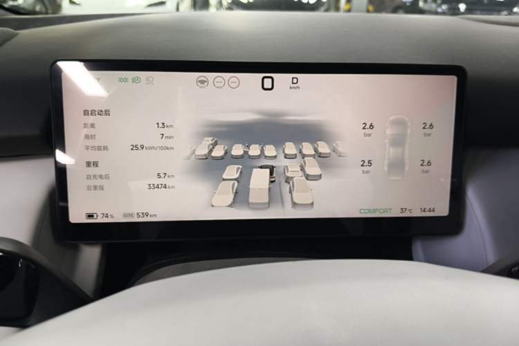 Used XPeng P7+ 2024 Ultra-Long Range Max Instrument Cluster