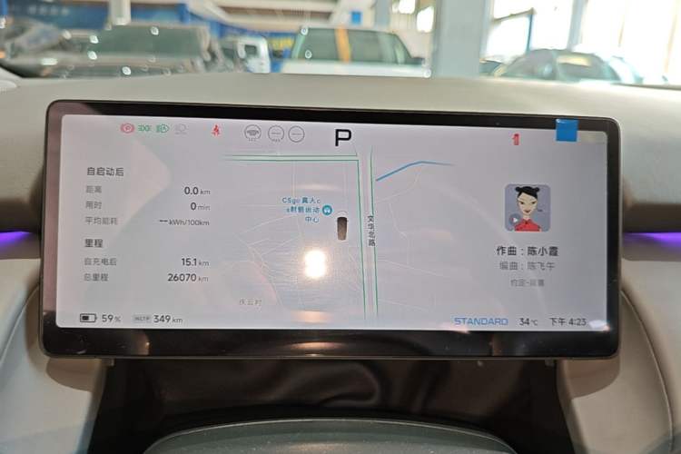 Used XPeng P7+ 2024 Ultra-Long Range Max Instrument Cluster