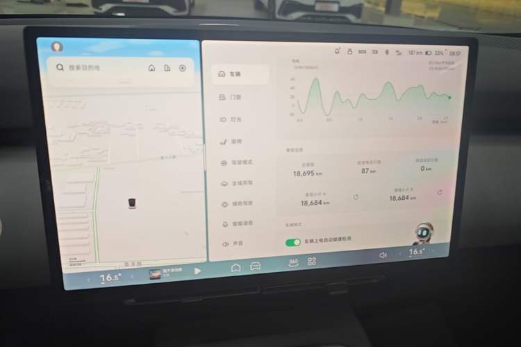 Used XPeng P7+ 2024 Ultra-Long Range Max Instrument Cluster