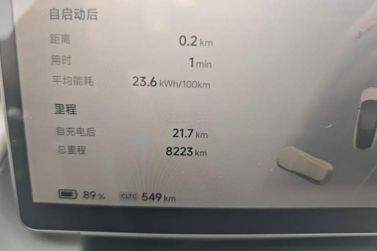 Used XPeng P7+ 2024 Long-Range Max Odometer Close Up