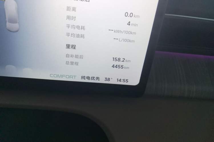 Used XPeng X9 2026 Model—Range-Extended Version 1602 Ultra Odometer Close Up