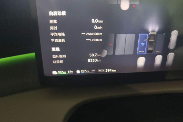 Used XPeng X9 2026 Model—Range-Extended Version 1602 Ultra Odometer Close Up