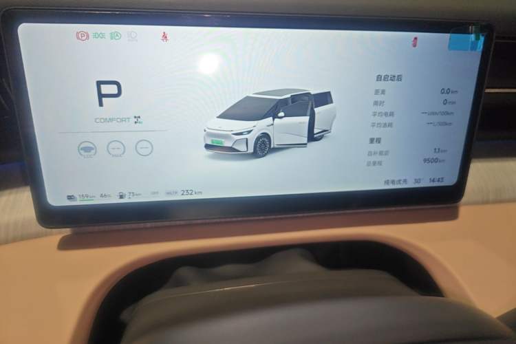 Used XPeng X9 2026 Model—Range-Extended Version 1602 Max Instrument Cluster