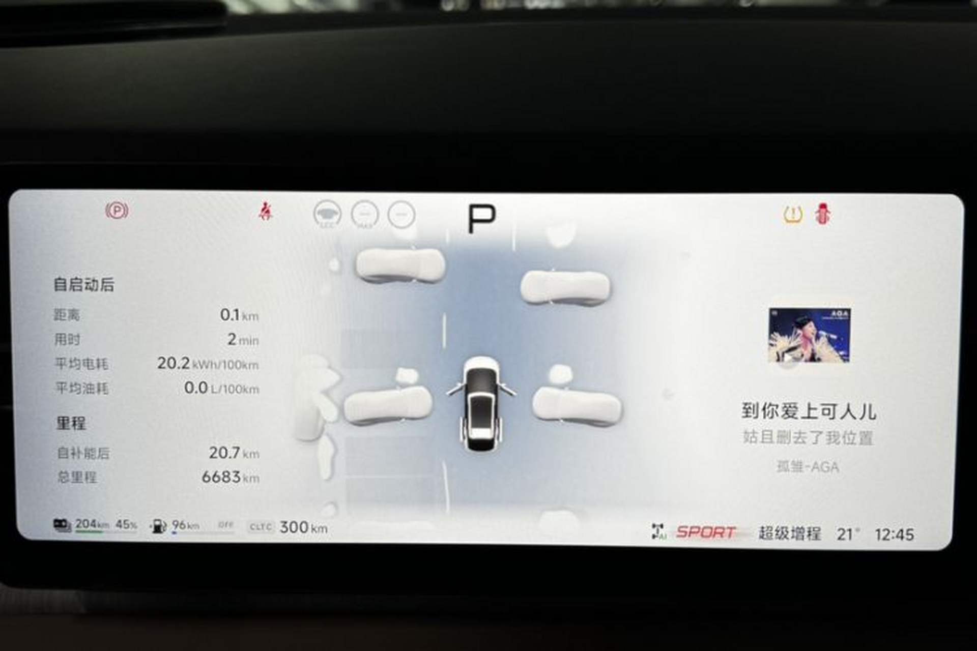 Used XPeng X9 2026 Model—Range-Extended Version 1602 Ultra Odometer Close Up
