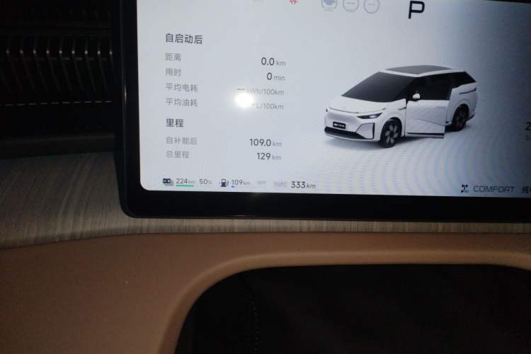 Used XPeng X9 2026 Model—Range-Extended Version 1602 Max Odometer Close Up