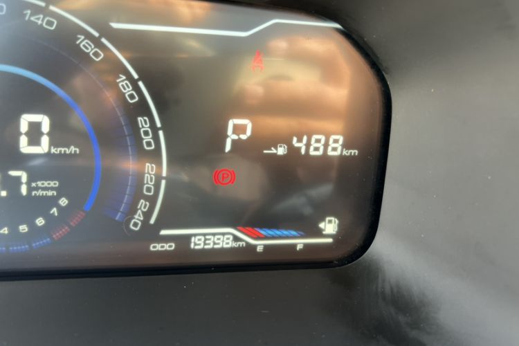 Used Yema Bojun 2019 Performance Version 1.5T CVT Lingdong Model Odometer Close Up