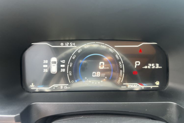 Used Yema Bojun 2019 Performance Version 1.5T CVT Lingdong Model Odometer Close Up
