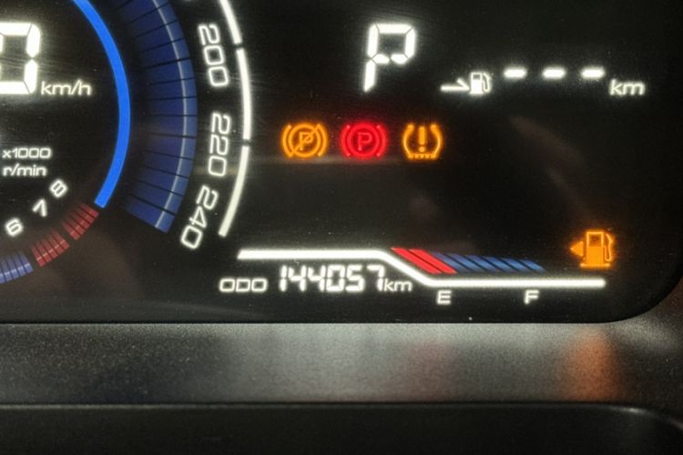 Used Yema Bojun 2019 1.5T CVT Luxury Model Odometer Close Up
