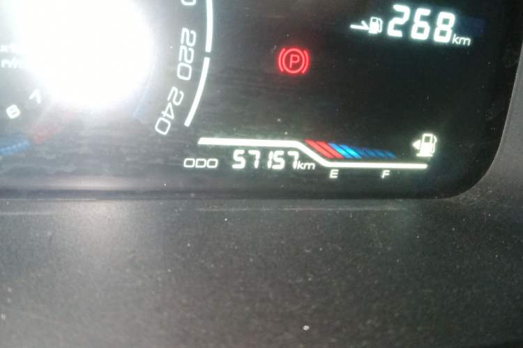Used Yema Bojun 2019 Performance Edition 1.5T Manual Xuan Dong Model Odometer Close Up