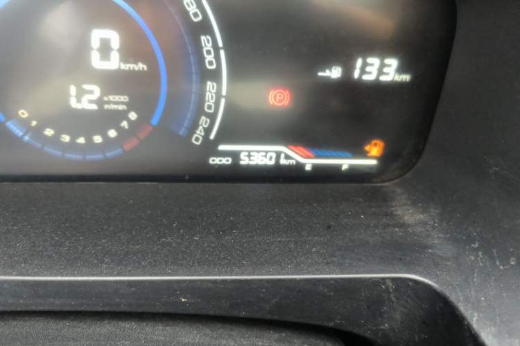 Used Yema Bojun 2020 Classic Edition 1.5L Manual Comfort Model Odometer Close Up