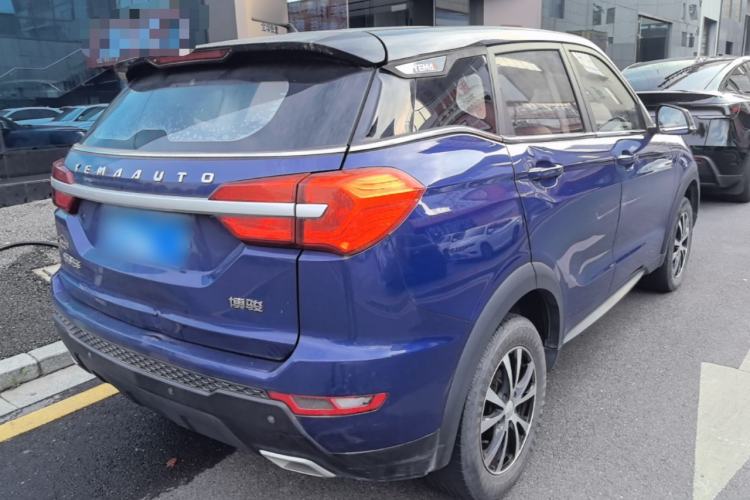 Used Yema Bojun 2021 Sport Version 1.5L CVT Comfort Edition Rear Right 45 Deg