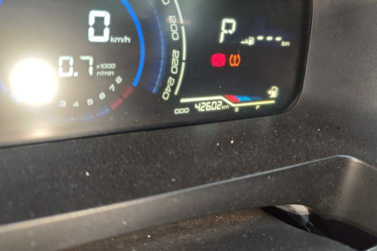 Used Yema Bojun 2021 Revised Version 2 Sport Edition 1.5L CVT Comfort Trim Odometer Close Up