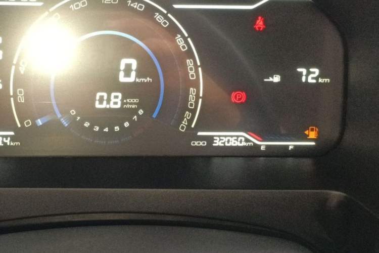 Used Yema Bojun 2021 Sports Edition 1.5L Manual Champion Version Odometer Close Up