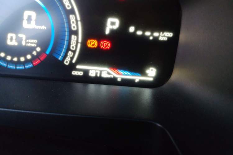 Used Yema Bojun 2021 Revised Version Sport Edition 1.5L CVT Comfort Type Odometer Close Up