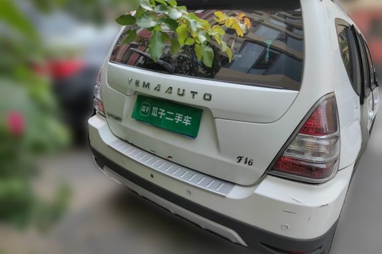 Used Yema F16 2014 1.6L Manual Elite Edition Rear