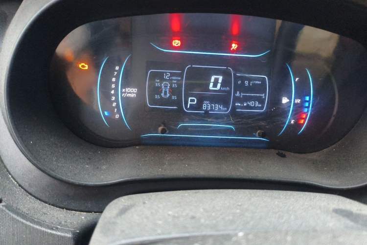 Used Yema Spica 2021 Revised 1.5L CVT Comfort Edition Odometer Close Up