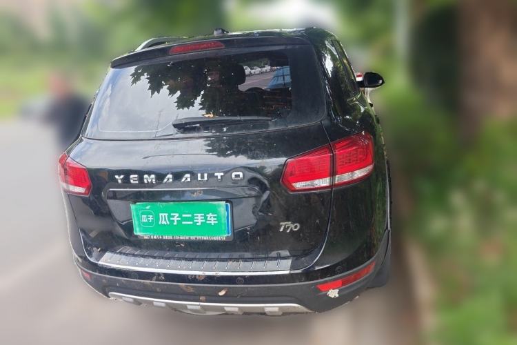 Used Yema T70 2015 1.8L Manual Elite Model Rear