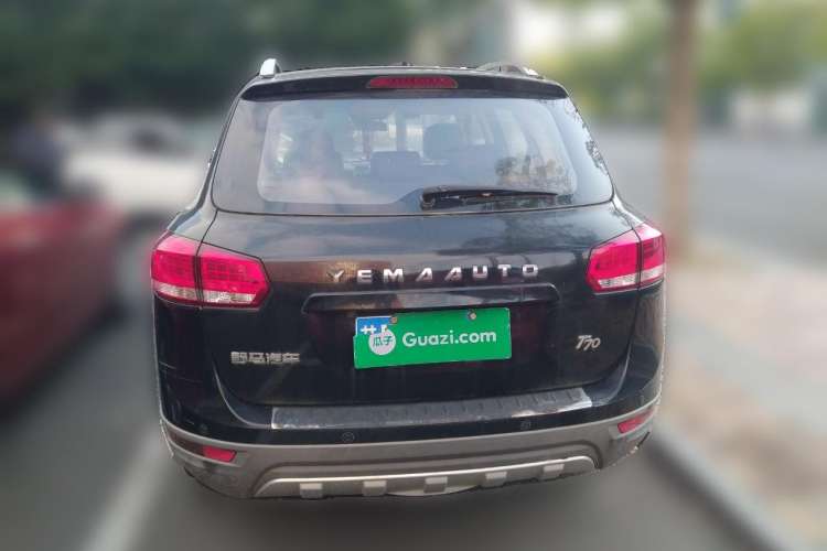 Used Yema T70 2015 1.8L Manual Luxury Model Rear