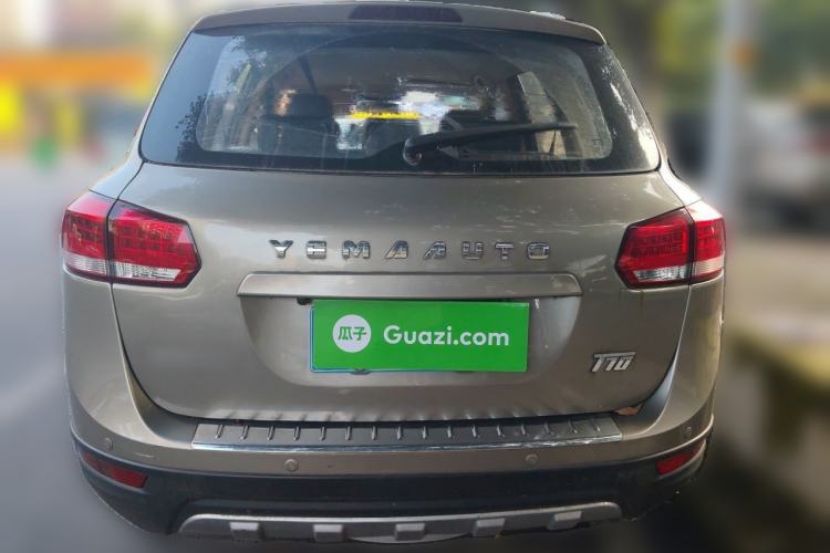 Used Yema T70 2015 1.8L Manual Elite Model Rear