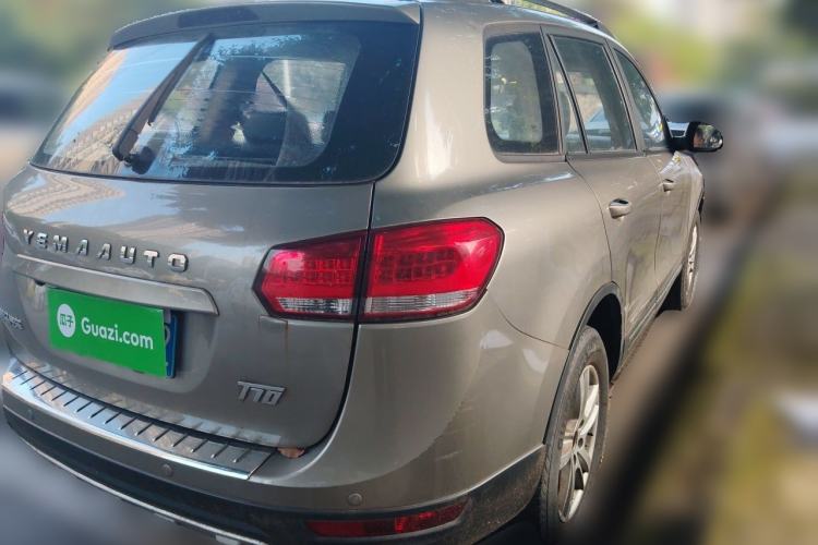 Used Yema T70 2015 1.8L Manual Elite Model Rear Right 45 Deg