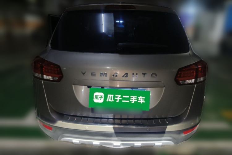 Used Yema T70 2015 1.8T CVT Elegant Model Rear
