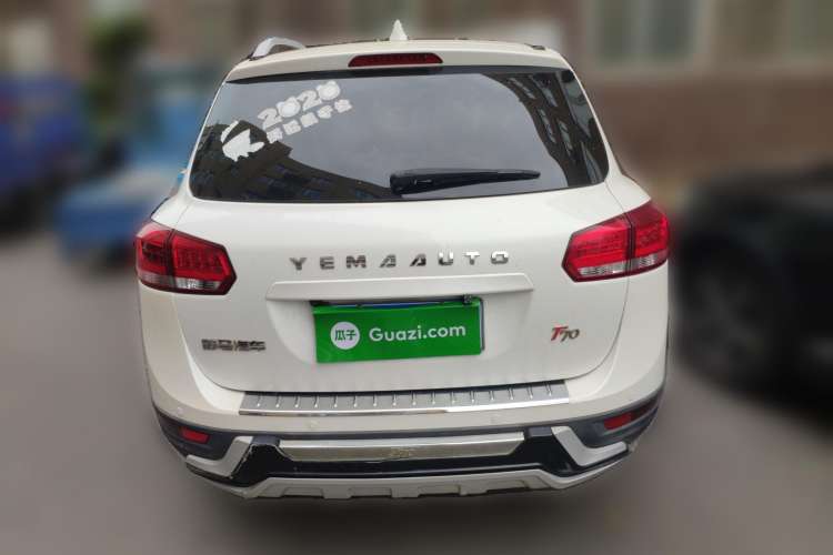 Used Yema T70 2015 Revised 1.8T CVT Elegant Version Rear